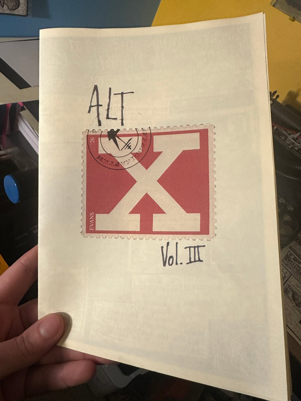 Alt X Volume Three (Handmade Zine)