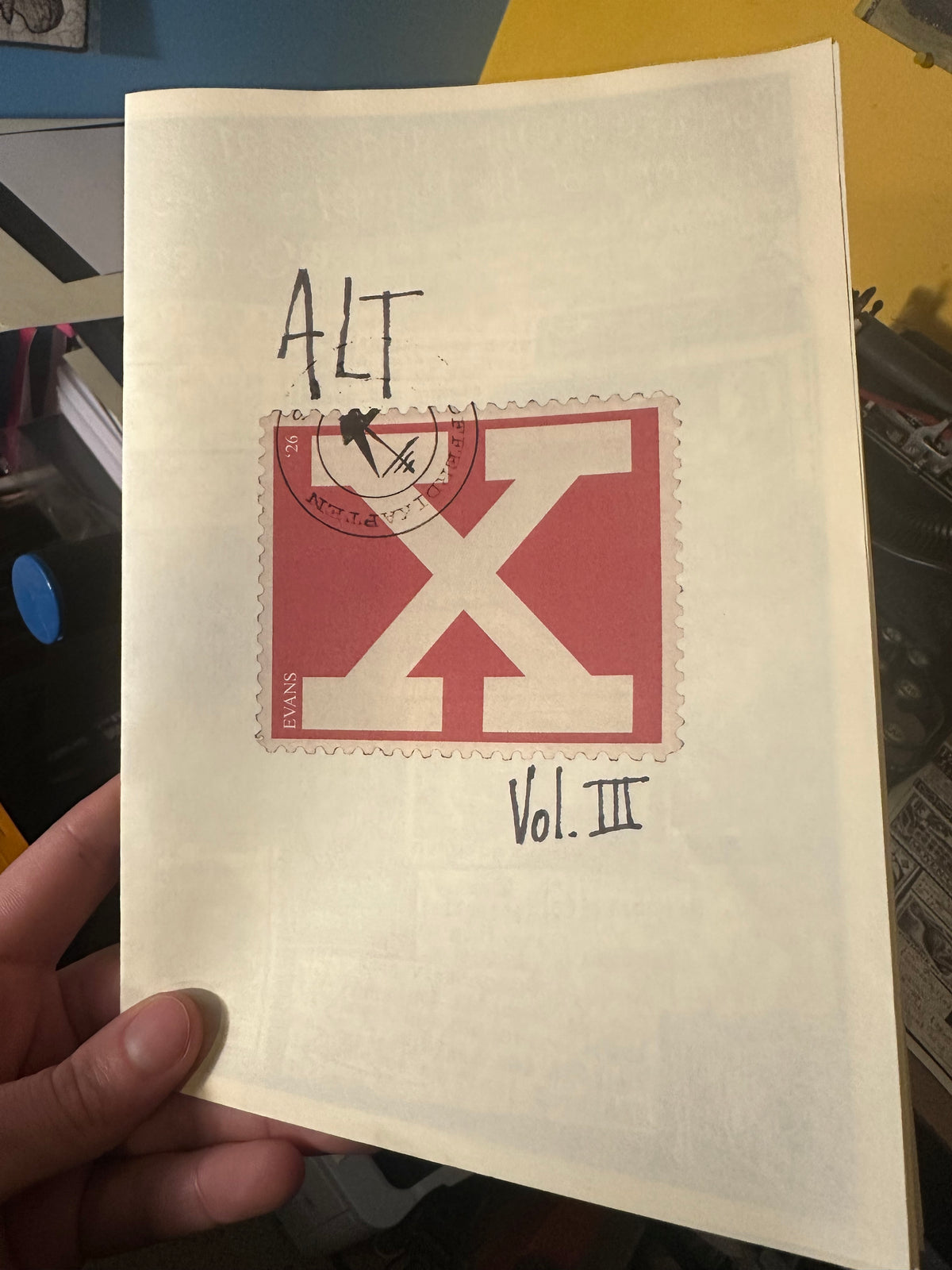 Alt X Volume Three (Handmade Zine)