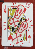 Jack of Hearts (Original Hand-Painted Skull Card)